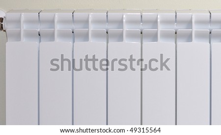 An heat exchanger radiator for room heating in buildings