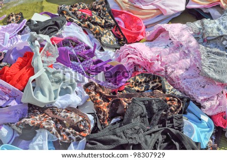 Woman short briefs or panties underwear