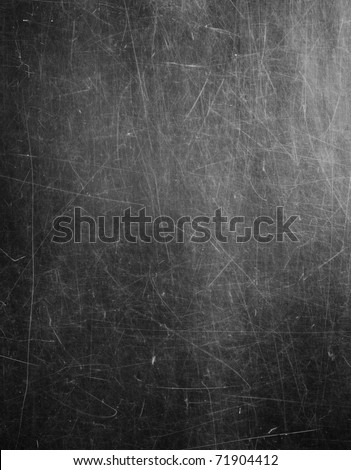 Scratched glass surface. black and white