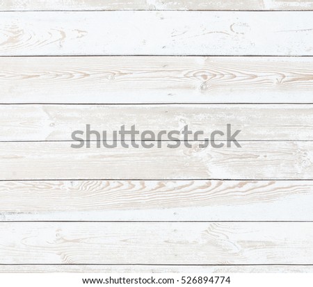Old wooden board painted white.
