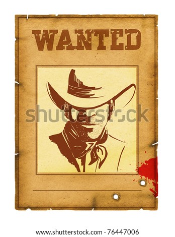 Wanted Poster Silhouette