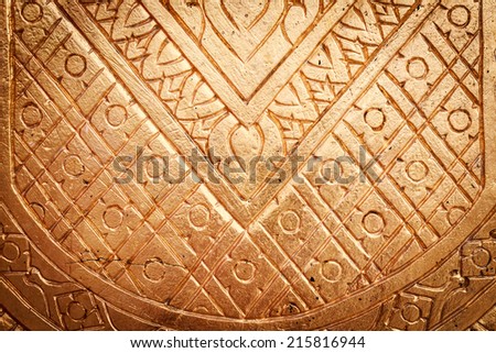 Texture of  base of buddha statue