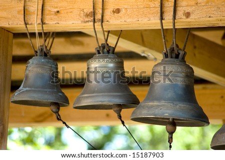 Old bells close up, Yaroslavl Church