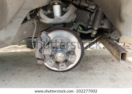 car disc brakes servicing