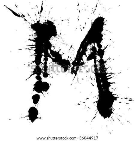 letter m images. vector : Abstract letter M