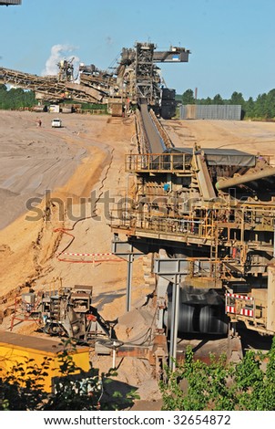 Belt Conveyor at Opencast Coal Mine