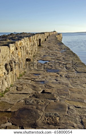Harbour wall, St.Andrews, Fife, Scotland