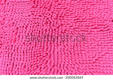 Soft fabric texture of a pink mat