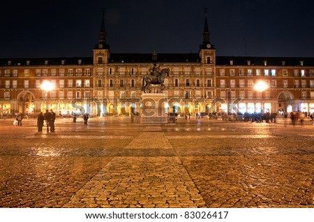 stock photo : Plaza Mayor of