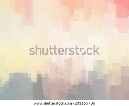 Abstract background or texture with geometric objects in soft pastel colors