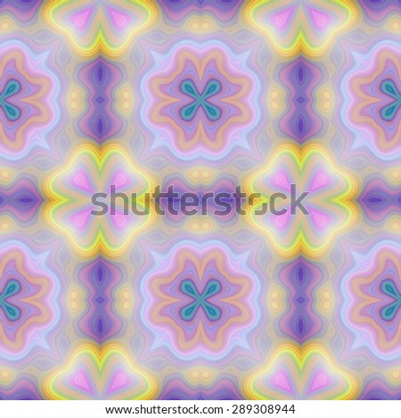 Seamless kaleidoscope texture or pattern in pastel colors 4 - wallpaper pattern