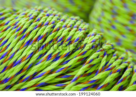 Group of multi-colored Rope.
