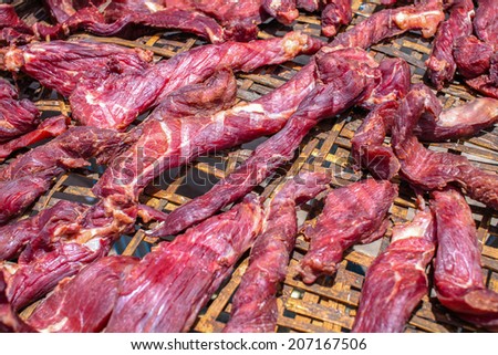 Thai Fried Sun Dried Beef