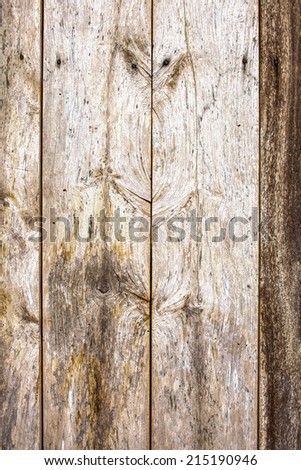 Grunge background of old, worn wood slats