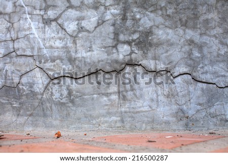Abstract image of a wall plastered wet cement