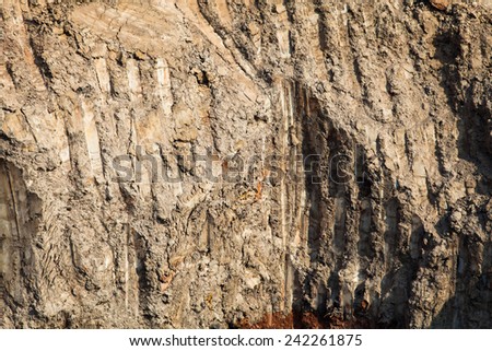 Soil erosion texture background, ground erosion texture