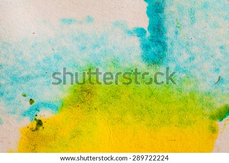 abstract watercolor macro texture background. Colorful handmade technique aquarelle.