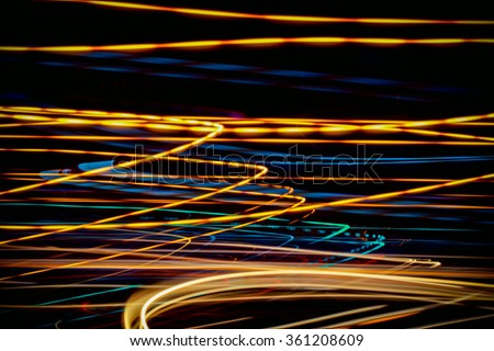 Abstract lines like electrical discharge