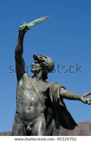 bronze greek statue