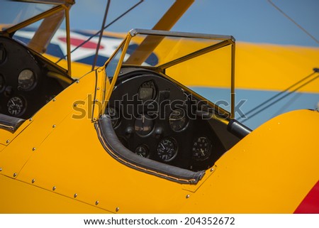 vintage biplane