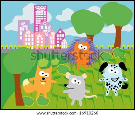 Animals In City