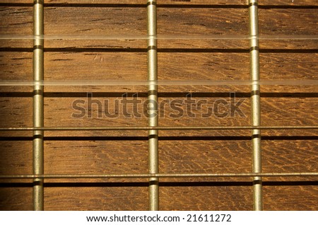 background of guitar frets