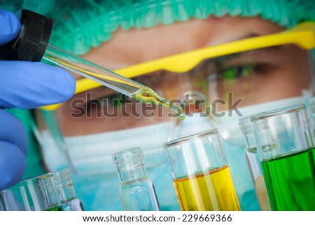The testing and research analytical laboratories.