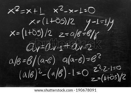 Explaining Golden Ratio with mathematical formulas