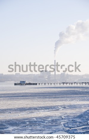 sheets of ice in the baltic sea