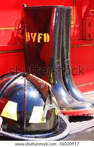 Fireman Hat And Boots
