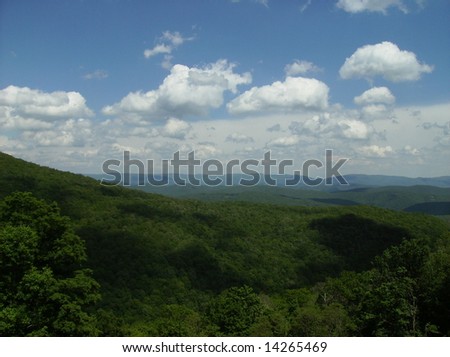 A mountain scene from a excursion train trip...