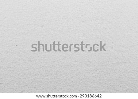 White foam plastic sheet texture background