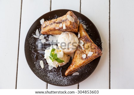 french toast with corn syrup
