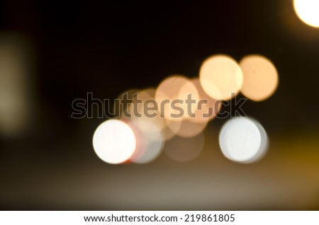 Photo Of Bokeh Lights / Street Lights Out Of Focus