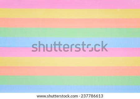 Colored overlays of paper