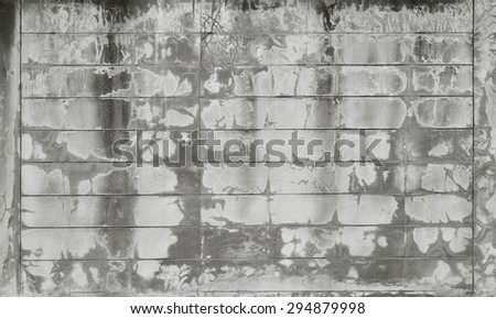 Old ground ,cement block wall background, brick texture