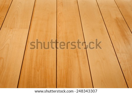 Brown wood texture background with perspective view