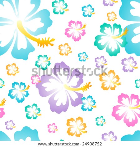 stock photo Hawaiian Flower Background