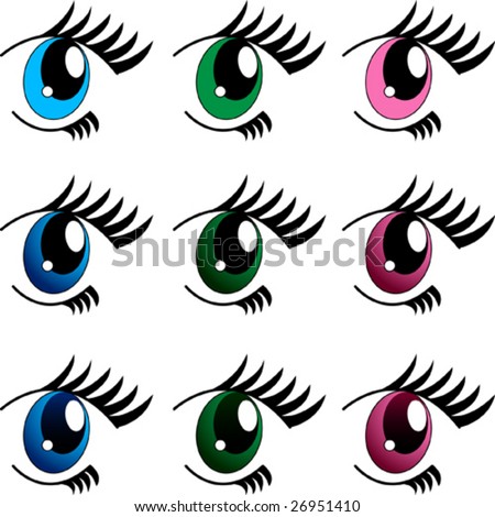 How To Draw Anime Eyes Female Cute