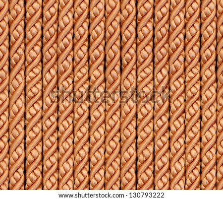 Seamless bright gold glamour ropes background, pattern, texture
