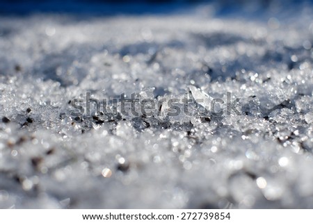 ice background, chipped and cracked ice texture, christmas background, glowing frozen