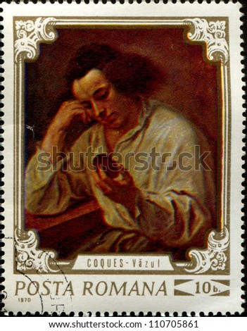 ROMANIA - CIRCA 1970: A stamp printed in Romania shows  \