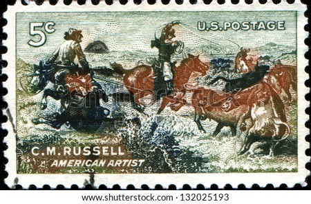USA -CIRCA 1964: A stamp printed in United States of America shows 