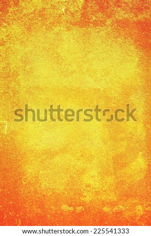 Red-orange painted wall, grunge background.