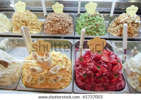Italian ice cream bar.