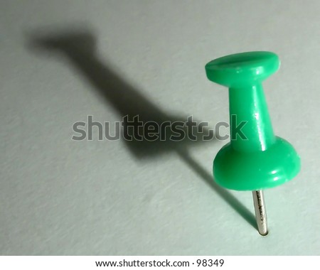 green thumb tack