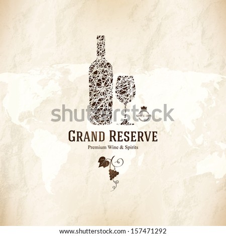 Wine list design Wine list design