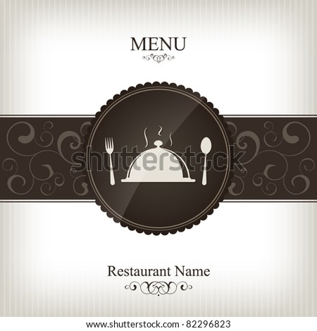 Logo Design Restaurant on Vector  Restaurant Menu Design   82296823   Shutterstock