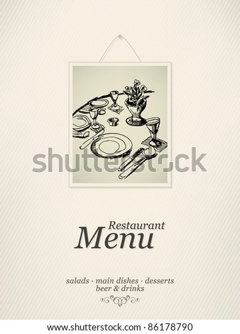 Vector Restaurant menu design Vector Restaurant menu design