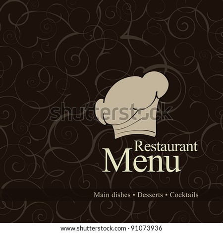 Logo Design Restaurant on Vector  Restaurant Menu Design   91073936   Shutterstock